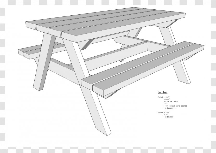 Line Angle Bench Transparent PNG