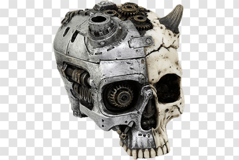 Skull Figurine Statue Steampunk Cosplay - Demon Transparent PNG