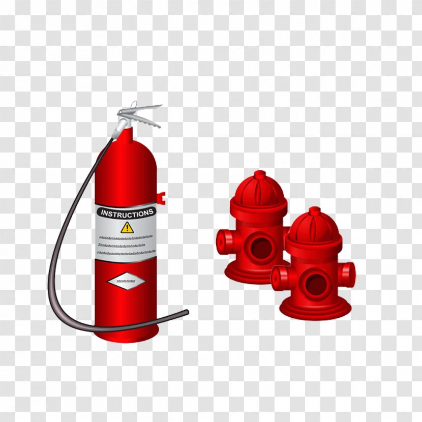 Firefighting Fire Extinguisher Hydrant - Firefighter - Hose Transparent PNG