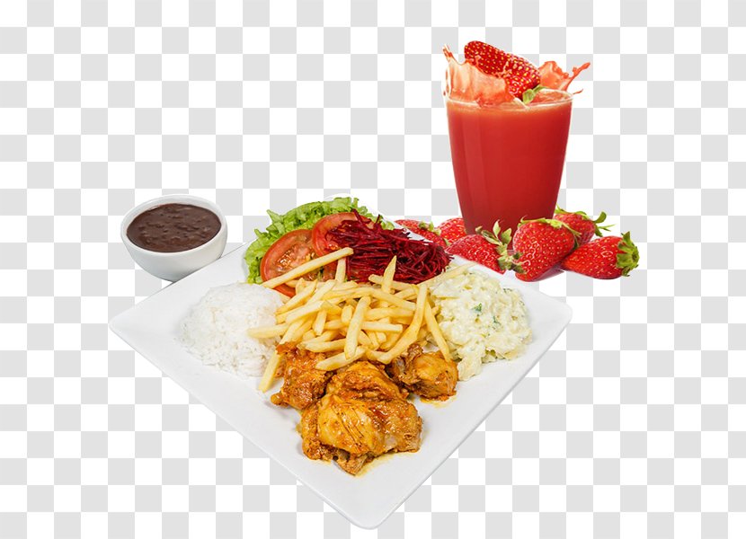 Chicken Nugget Full Breakfast Dish Lunch - Drink Transparent PNG