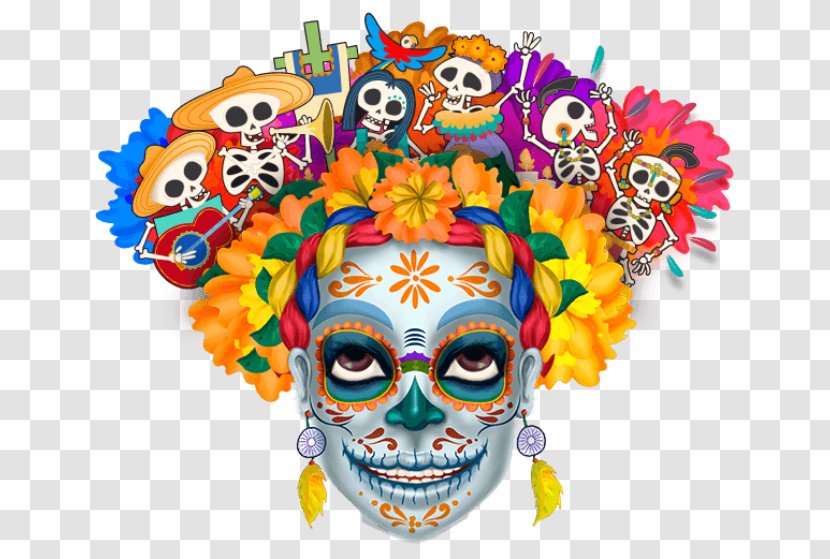 La Calavera Catrina Day Of The Dead Literary Calaverita 2010 Thai Premier League - European-style Clipart Transparent PNG