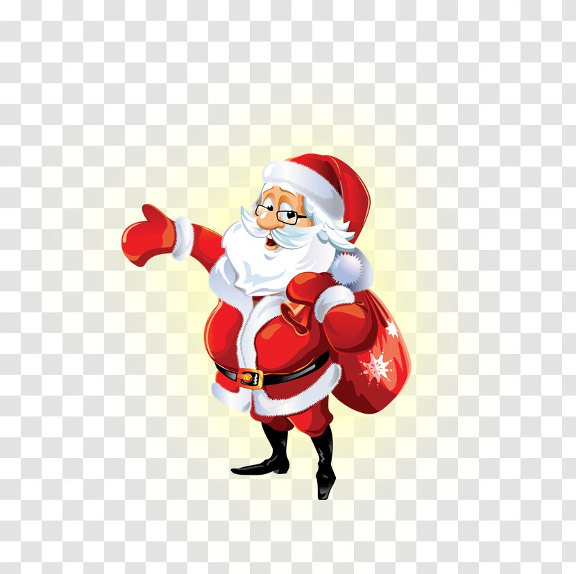 Santa Claus Rudolph Reindeer Christmas Clip Art - Ornament Transparent PNG