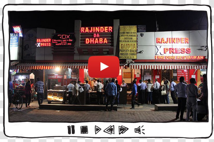 Rajinder Da Dhaba Punjabi Chana Masala Restaurant Food - New Delhi - Vehicle Transparent PNG