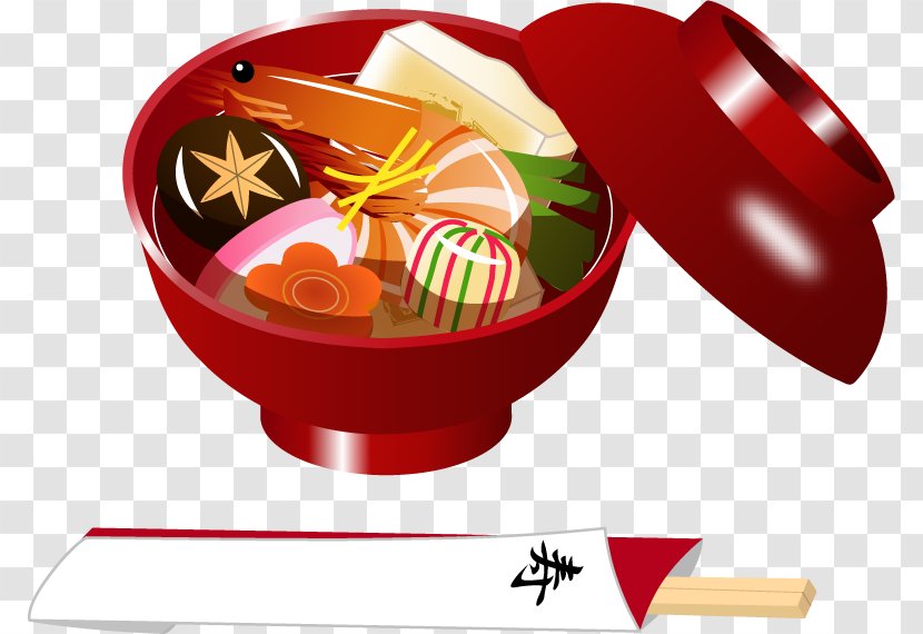 Osechi Zōni Cuisine Japanese New Year Year's Day - Shou Transparent PNG