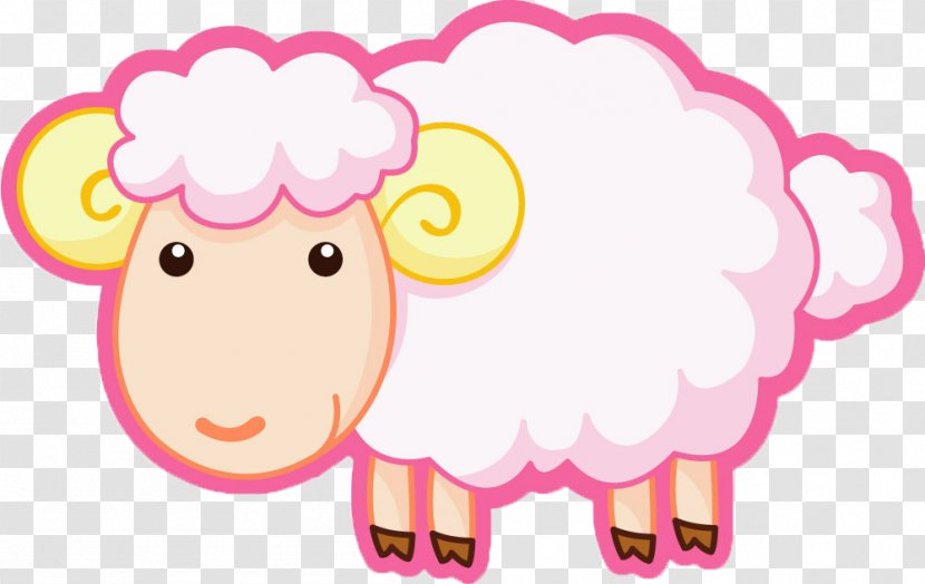 Sheep Coloring Book Cartoon Child Clip Art - Frame Transparent PNG