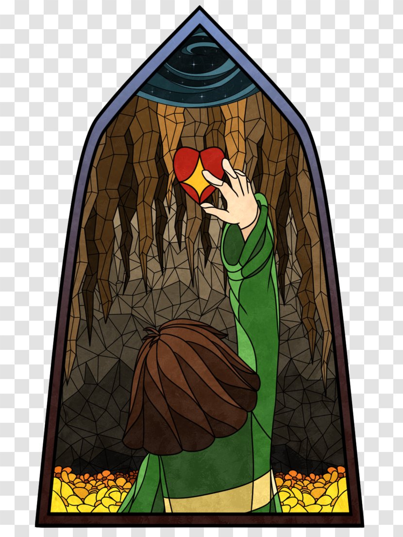 Stained Glass Cartoon Outerwear - Art Transparent PNG