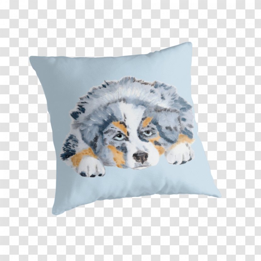 Australian Shepherd T-shirt Puppy Blue Merle Clothing - Throw Pillow Transparent PNG