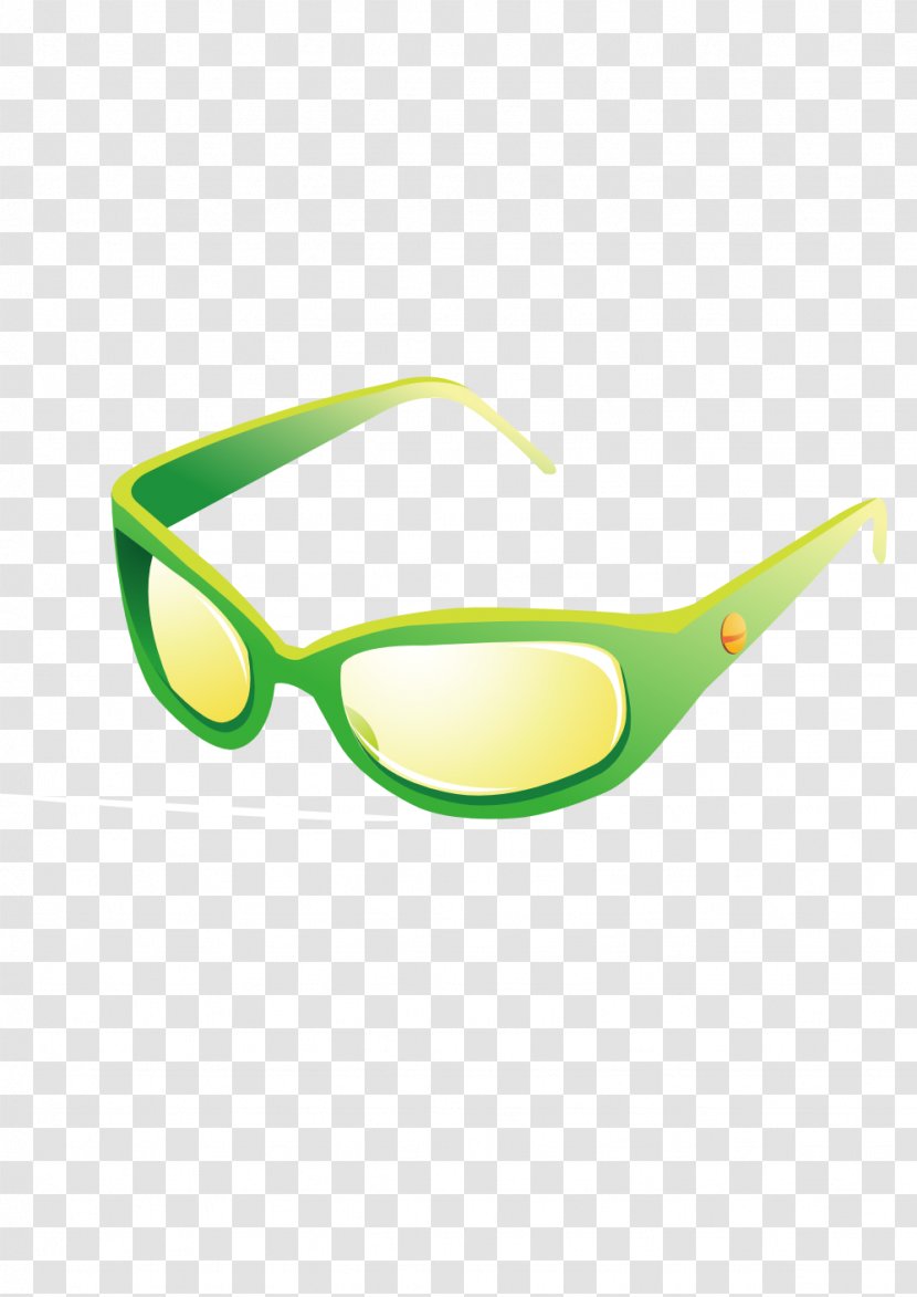 Glasses Desktop Wallpaper Clip Art - Yellow Transparent PNG