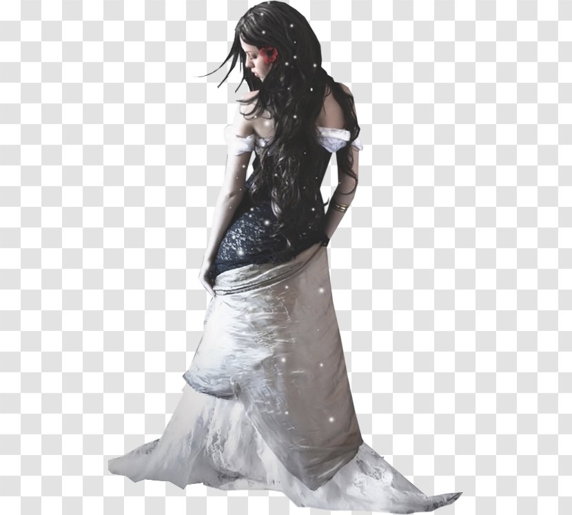 Woman Art Gown Painting - Tree Transparent PNG