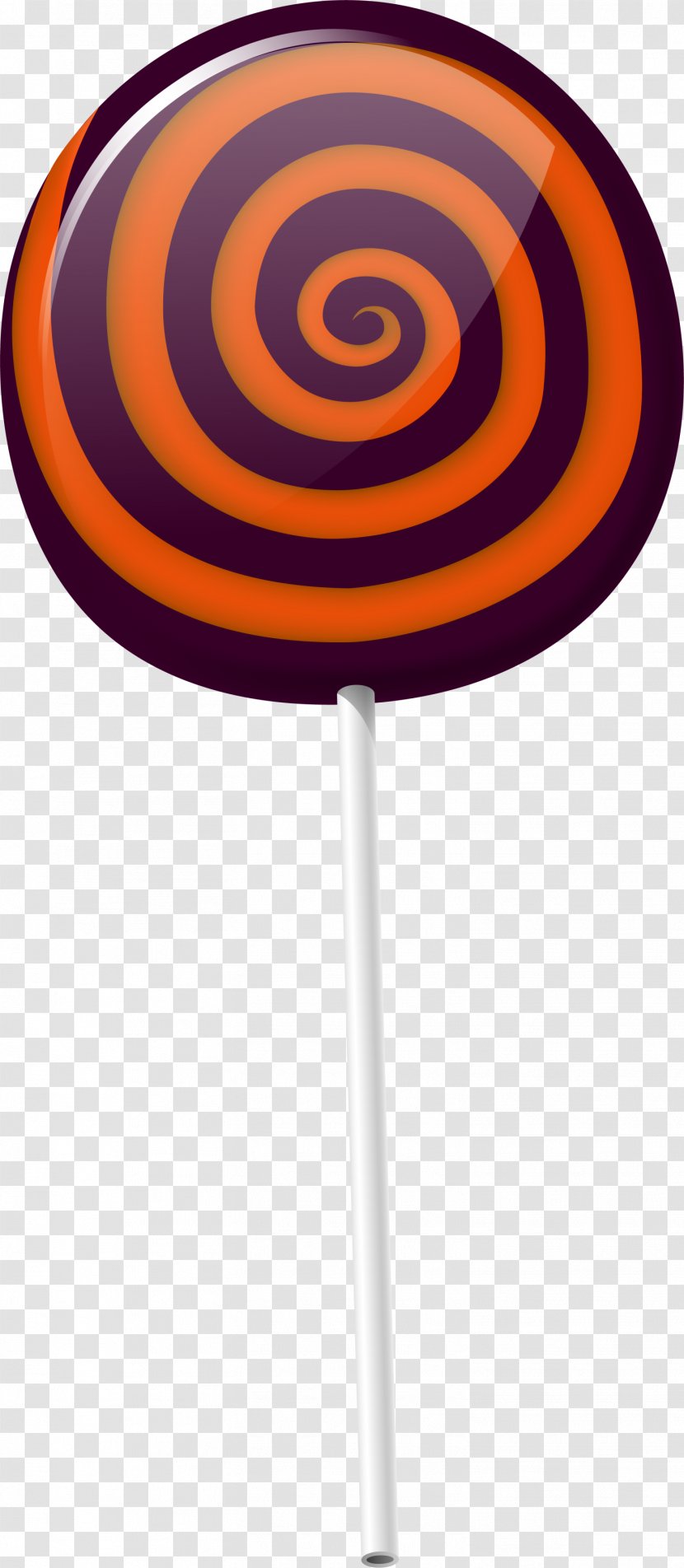 Orange Juice Lollipop Caramel - Dessert - Swirl Candy Transparent PNG