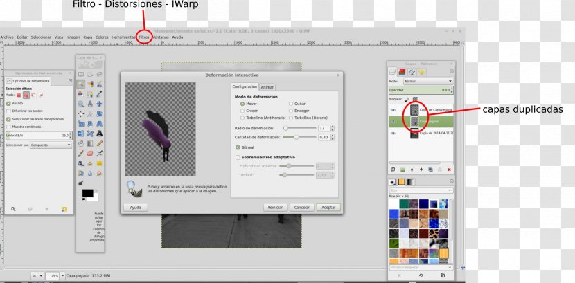 Computer Program Screenshot GIMP - Software - Humo Transparent PNG