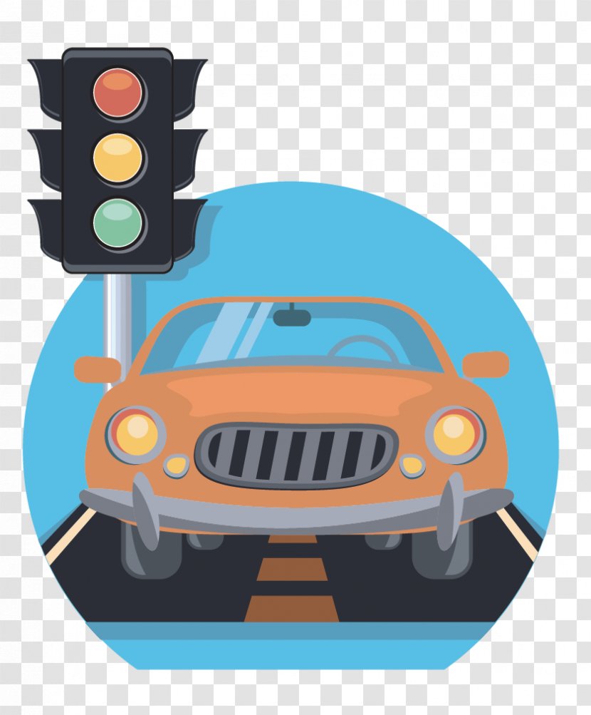 Car Traffic Light Road Transport Sign Clip Art - Motor Vehicle - Automotive Icon Transparent PNG