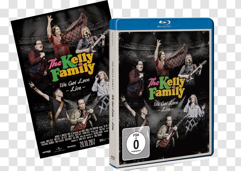 Blu-ray Disc The Kelly Family We Got Love - Silhouette - Live FilmLive Transparent PNG