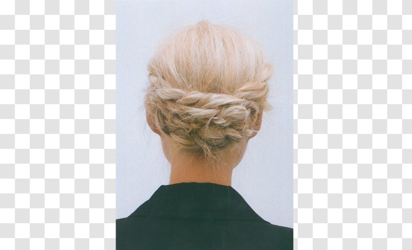 Blond Bun Braid Hairstyle - Hair Care Transparent PNG