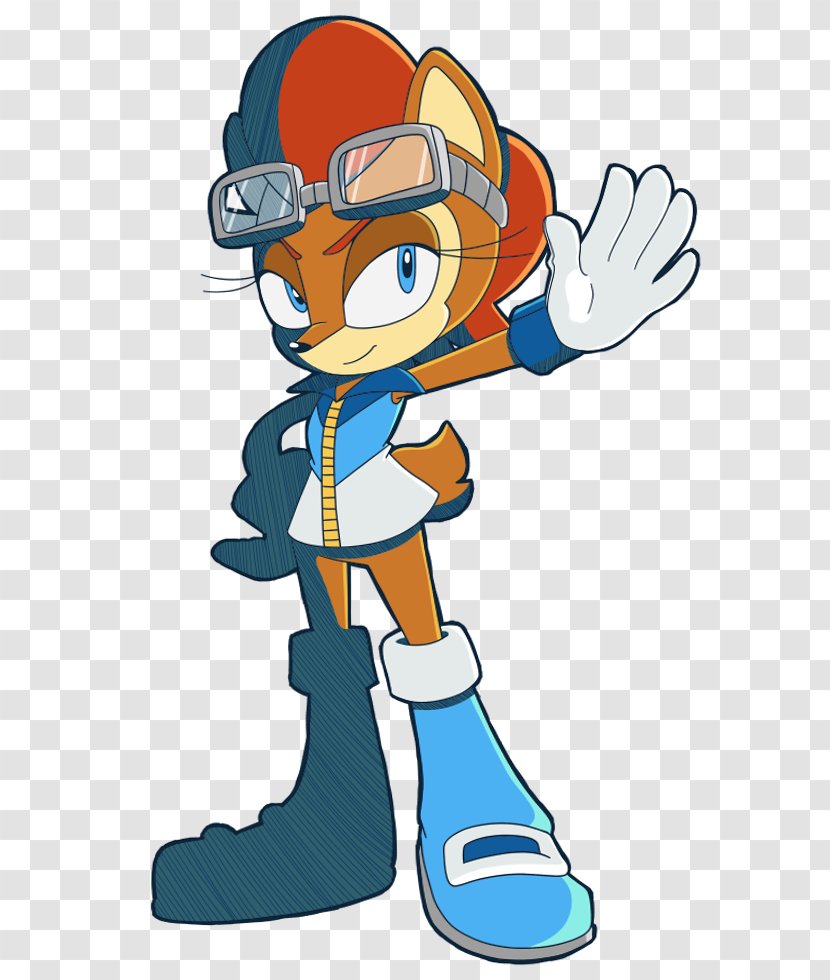 Princess Sally Acorn Tails Sonic Riders Fan Art - Headgear - Fictional Character Transparent PNG