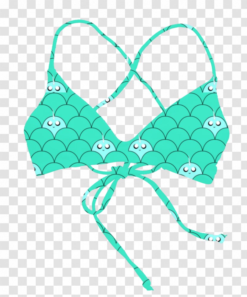 Top Turquoise Swimsuit - Tree - Sea Grape Transparent PNG