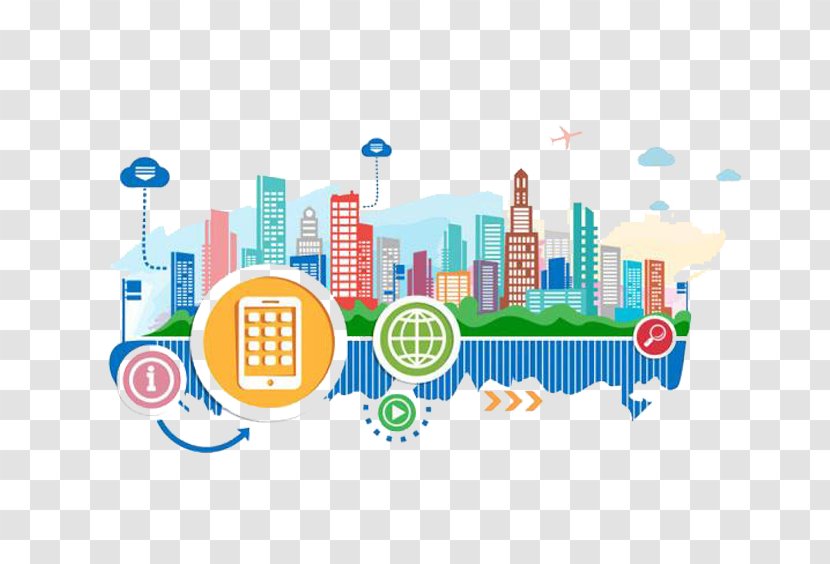 Smart City Internet Of Things Sustainability Project - Text Transparent PNG