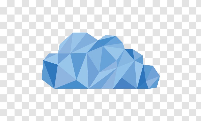Theme Clip Art - Cloud Computing - Polygonal Vector Transparent PNG
