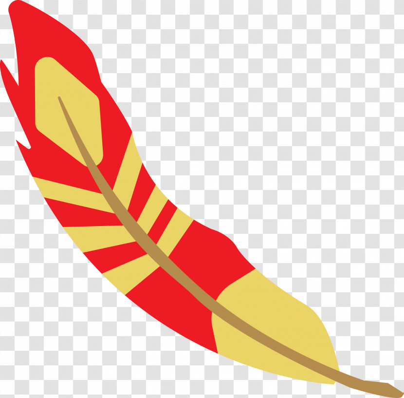 Yellow Shoe Line Transparent PNG