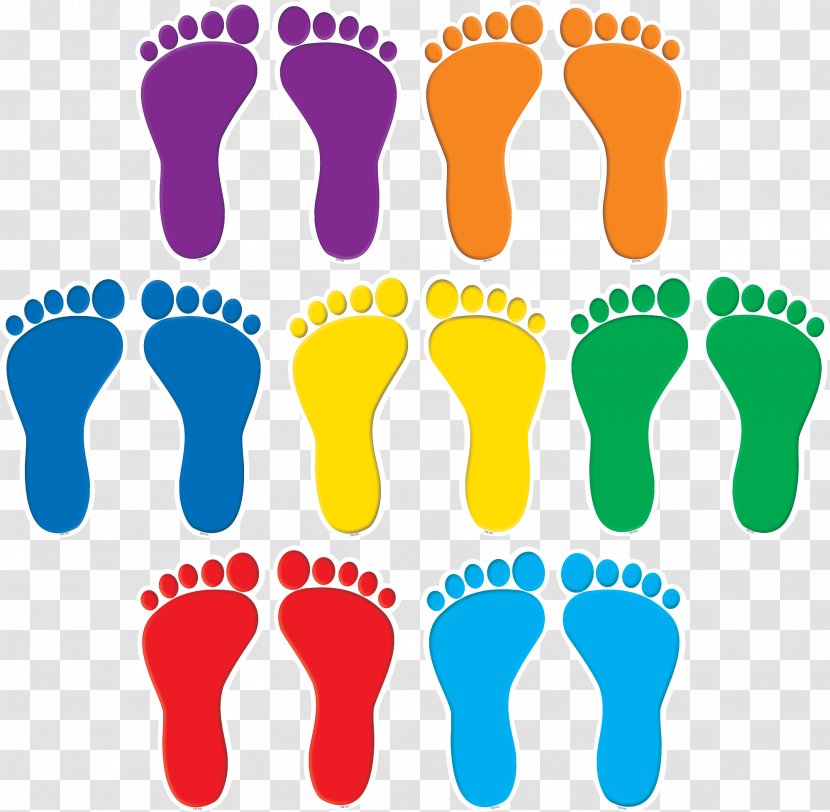 Footprints Education School - Label - Foot Print Transparent PNG