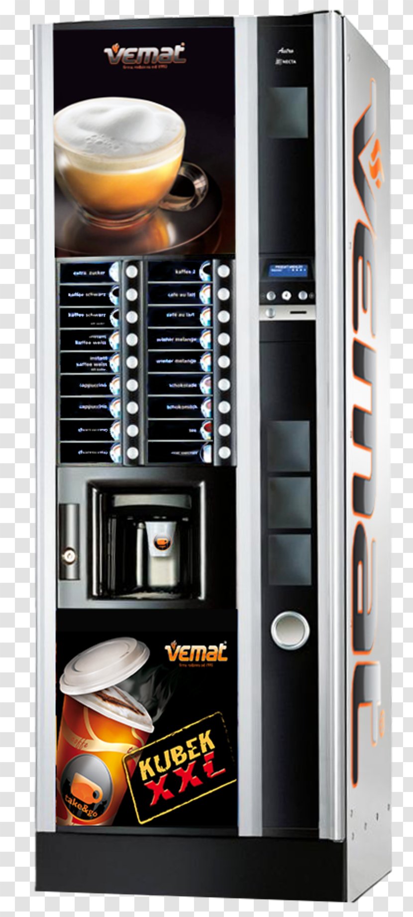 Coffee Fizzy Drinks Espresso Vending Machines - Automaton - Machine Transparent PNG