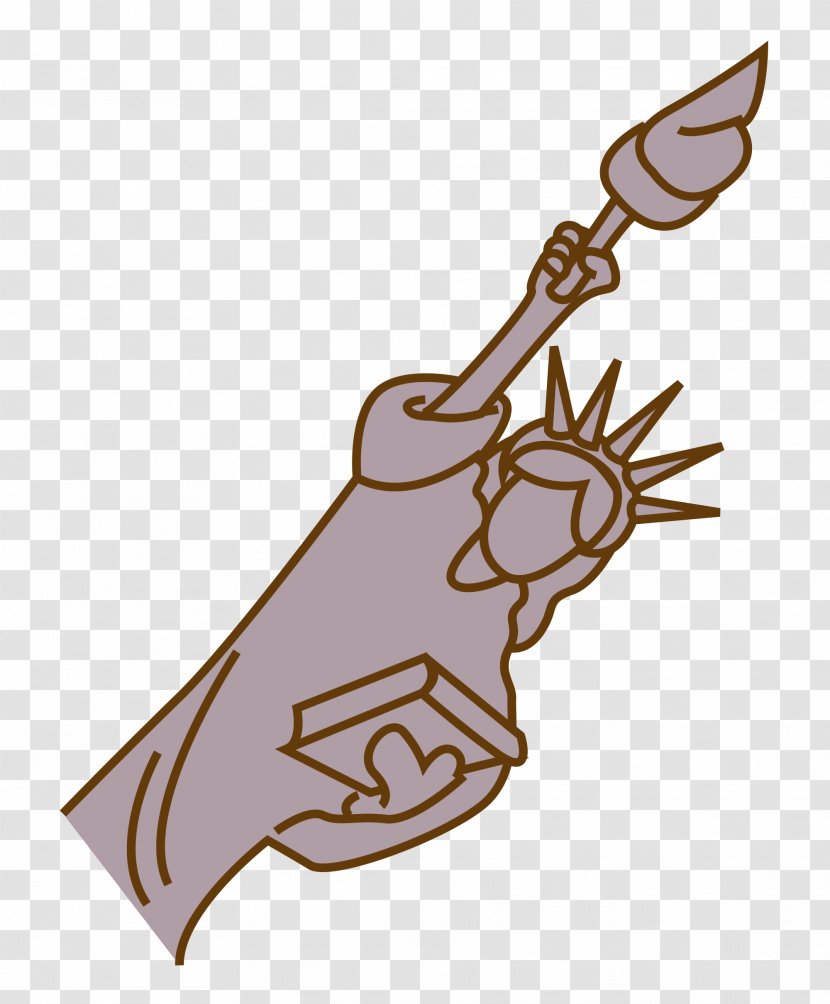 Statue Of Liberty Cartoon - Creative Transparent PNG