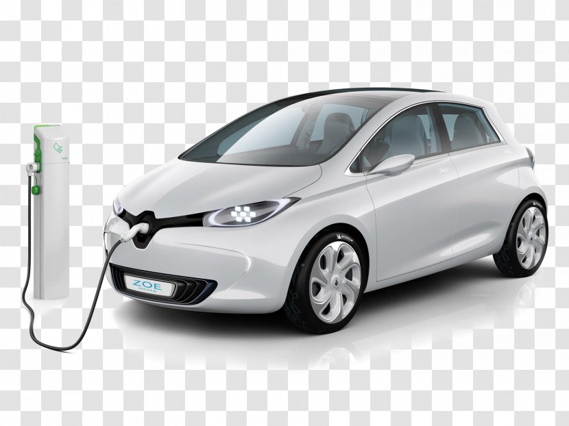 Renault ZOE Electric Vehicle Car Clio - Door Transparent PNG