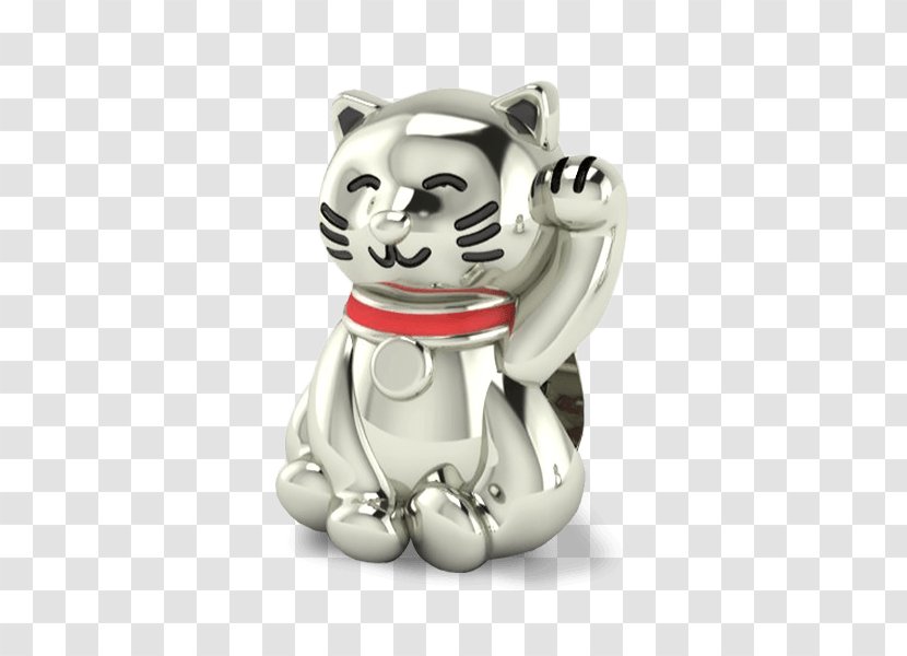 Cat Dog Figurine Silver Body Jewellery Transparent PNG