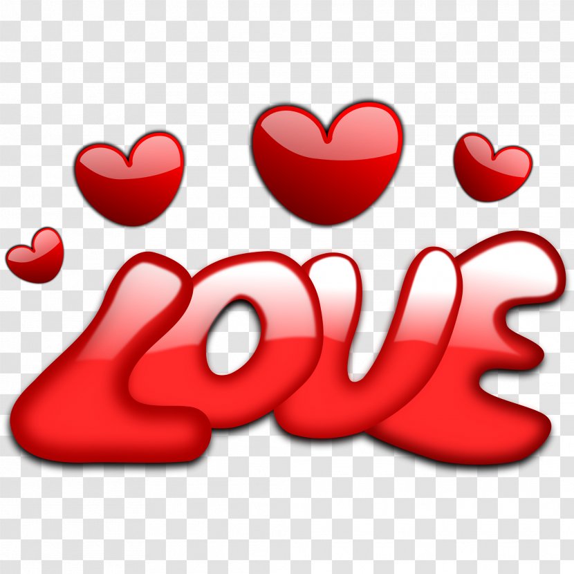 Love Clip Art - Royaltyfree - Text Transparent PNG