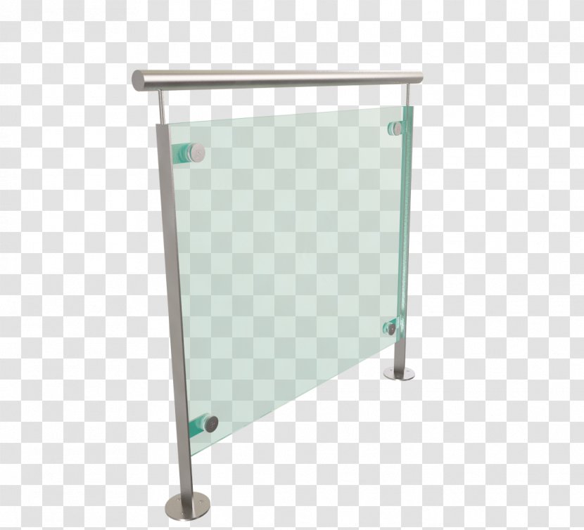 Angle Table Glass Unbreakable - Barandal Mockup Transparent PNG