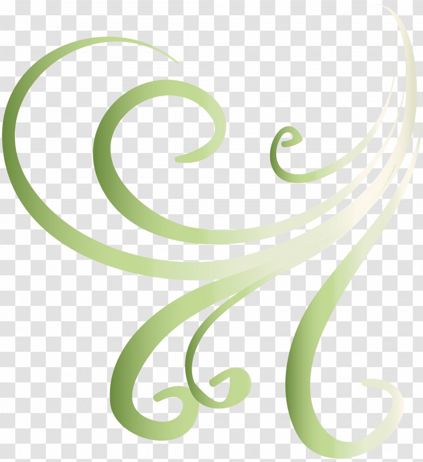 Green Monogram Color - Elements Transparent PNG