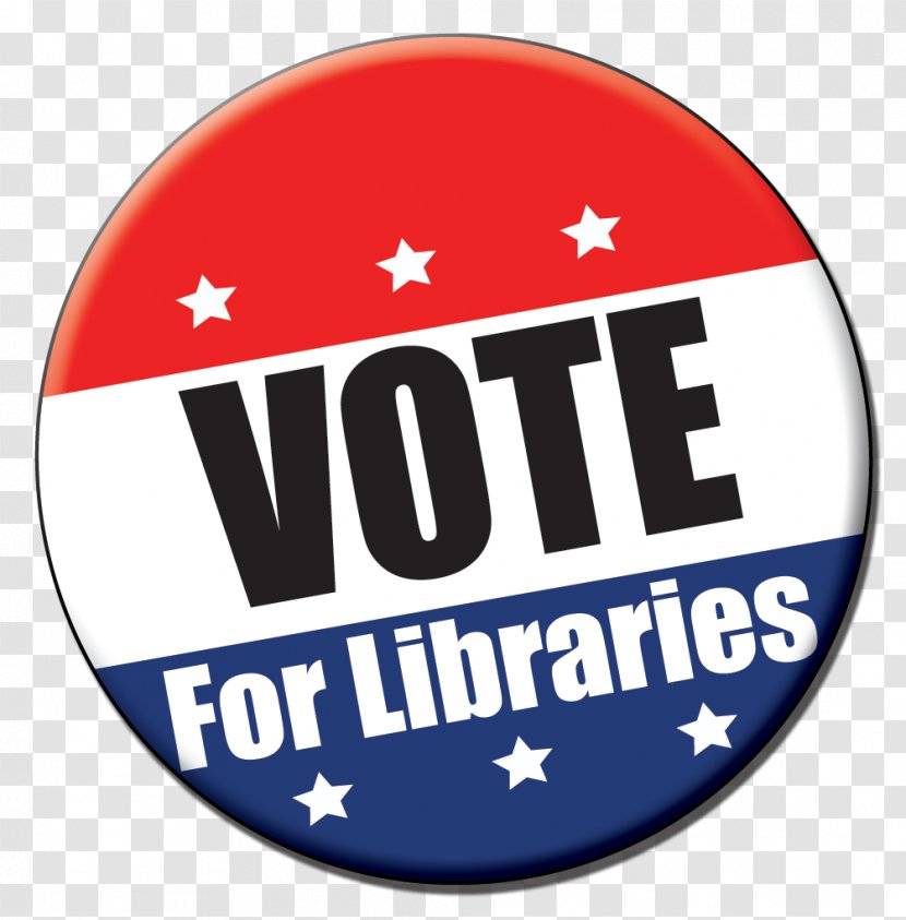 Library Logo Official Brand Font - Label - Vote Button Transparent PNG