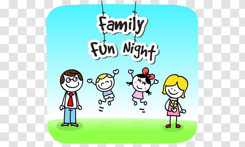 Family Fun Drawing Give For Good Day Clip Art - Conversation - Game Night Transparent PNG