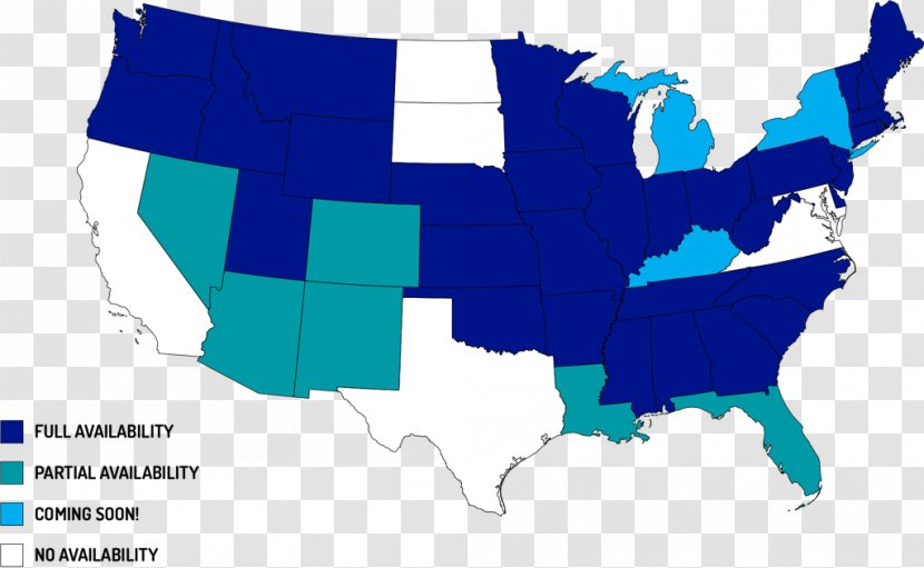 United States US Presidential Election 2016 Map Voting - Area Transparent PNG