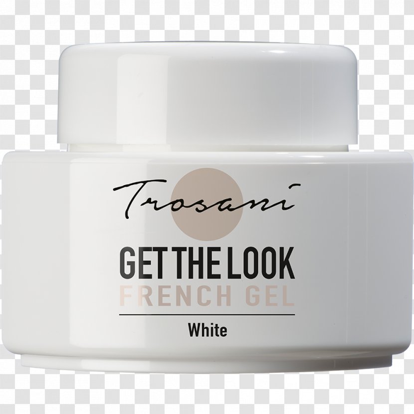 Cream Product - Skin Care - White On French Manicure Transparent PNG