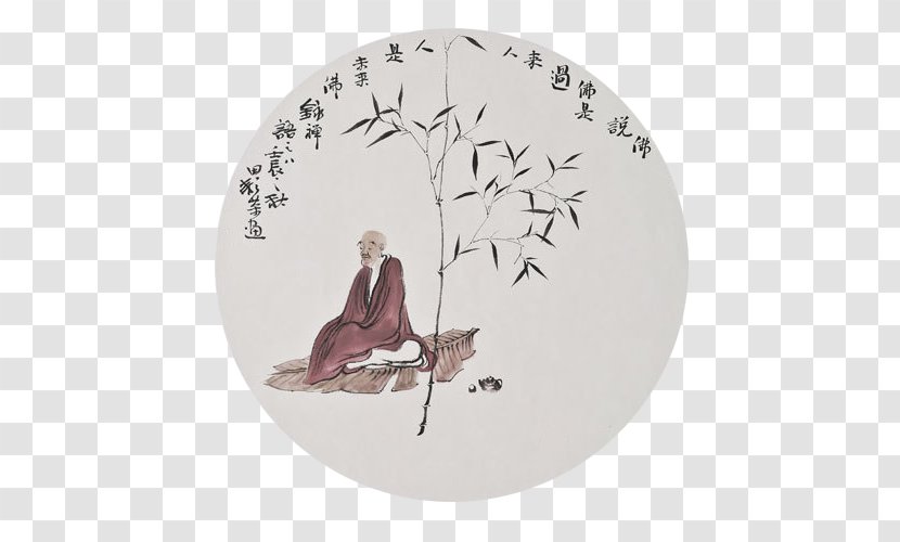 Flowering Tea Yum Cha Japanese Ceremony - Painter - Buddha Said Round Chinese Painting Transparent PNG
