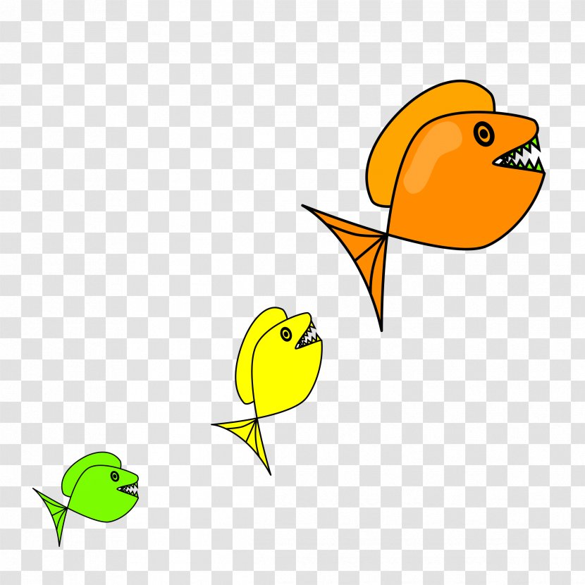Clip Art Vector Graphics Openclipart Image Free Content - Line - Small Fishes Transparent PNG