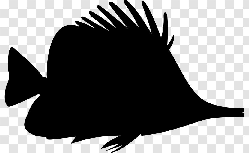 Clip Art Silhouette Fish Image - Tropical - Red Transparent PNG