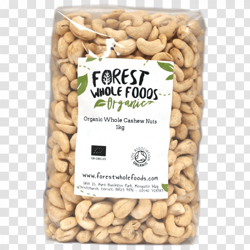 Nut Organic Food Cashew Vegetarian Cuisine - Whole Raw Almonds Transparent PNG