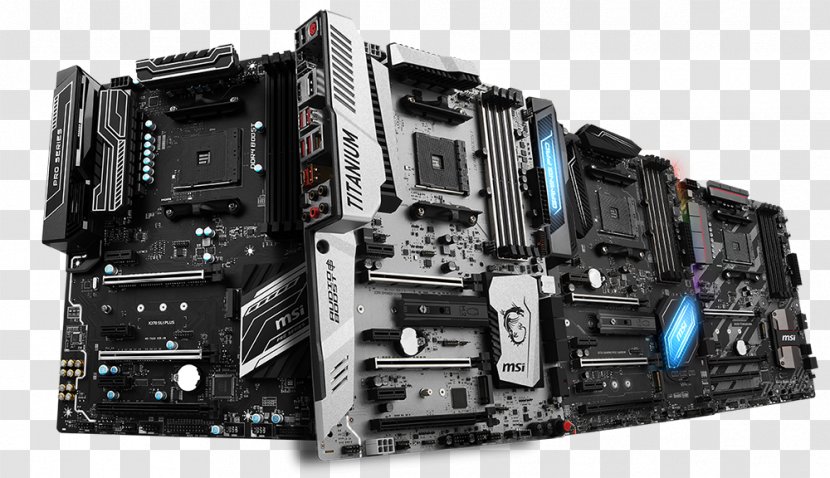 Socket AM4 Motherboard Ryzen MSI ATX - Electronic Device Transparent PNG