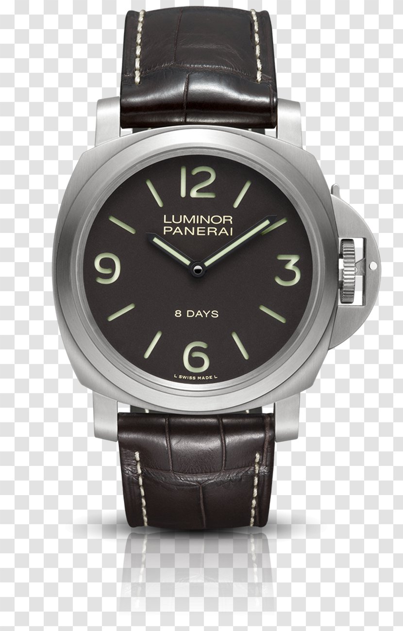 Panerai Men's Luminor Marina 1950 3 Days Power Reserve Indicator Base 8 Acciaio Watch - Counterfeit Transparent PNG