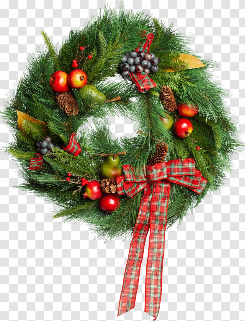 Wreath Christmas Decoration Garland Gift - Decor Transparent PNG