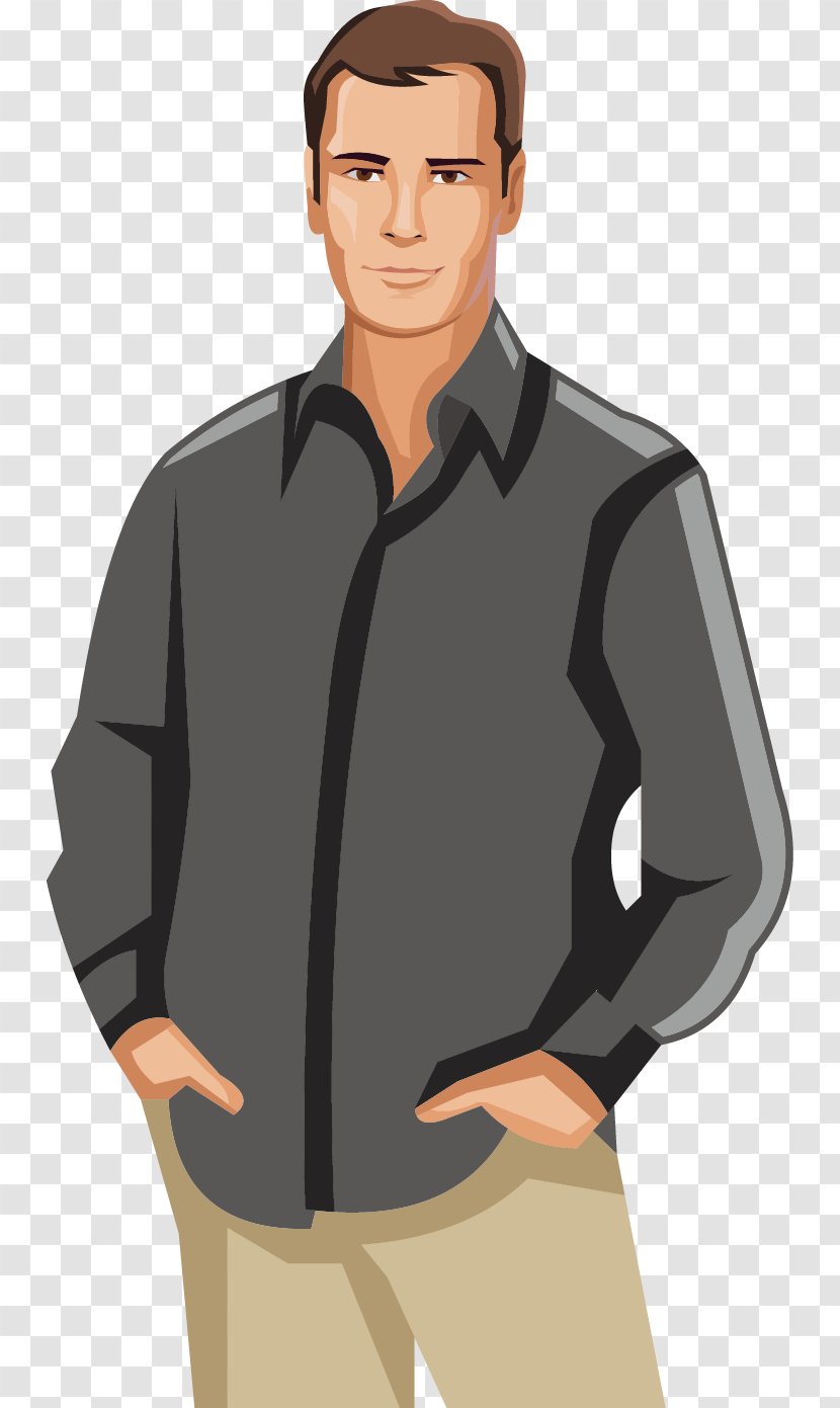 Illustration - Jacket - The Man Transparent PNG