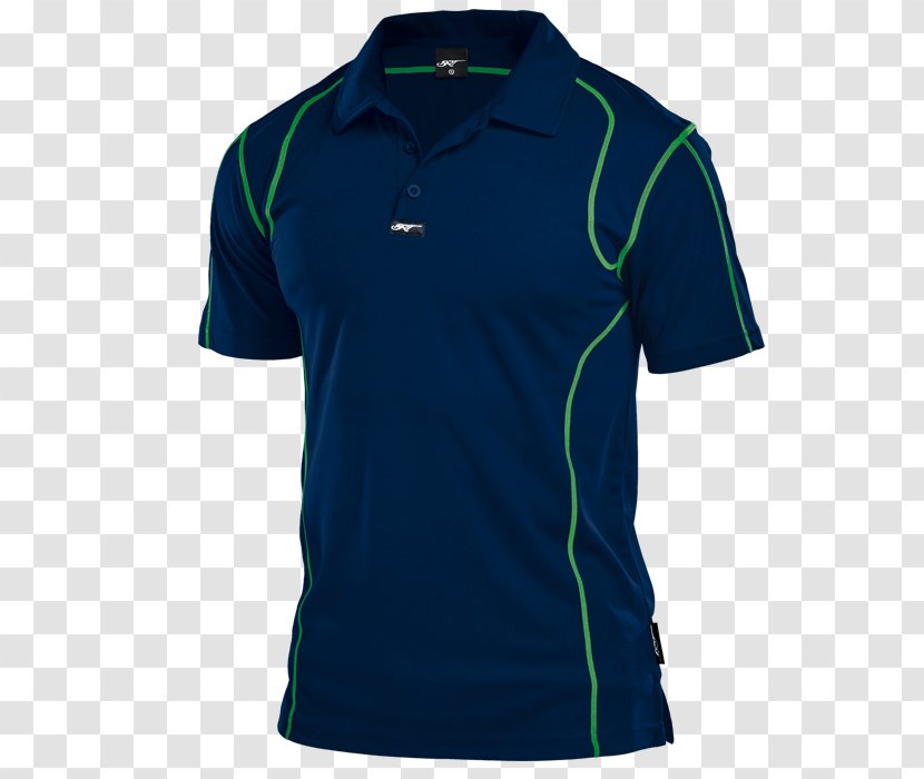Polo Shirt T-shirt Tennis Sleeve - Blue - Golf Transparent PNG