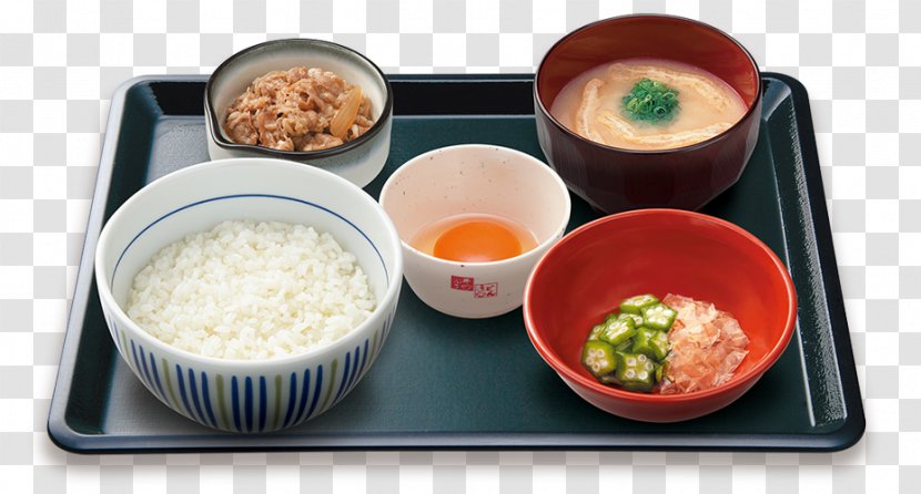 Rice Breakfast Miso Soup Oyakodon Nakau - Side Dish Transparent PNG