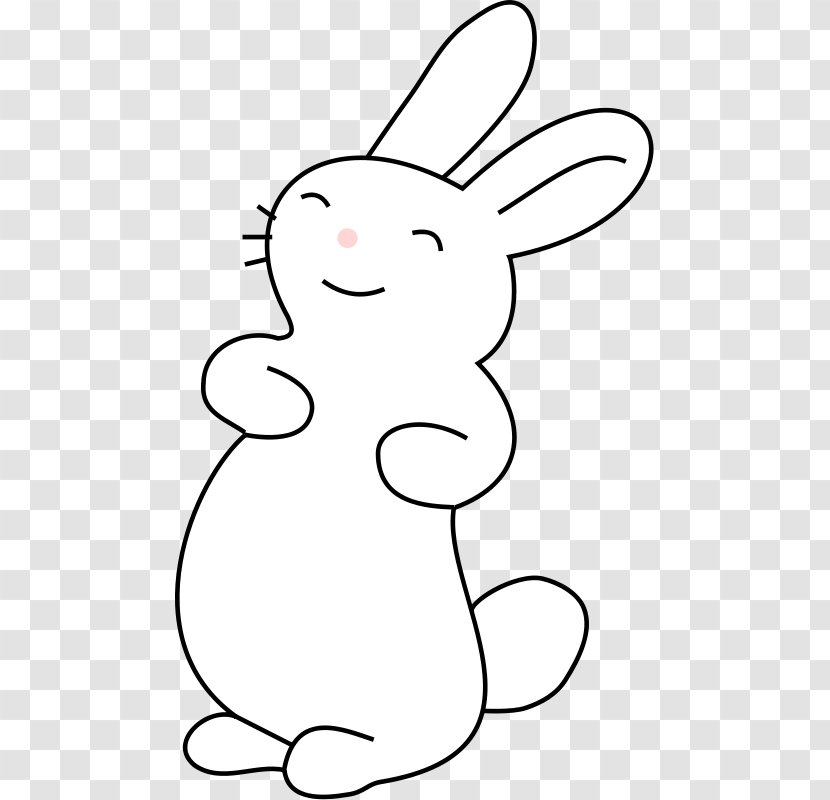 Easter Bunny European Rabbit Cartoon Clip Art - Perfect 5 Cliparts Transparent PNG