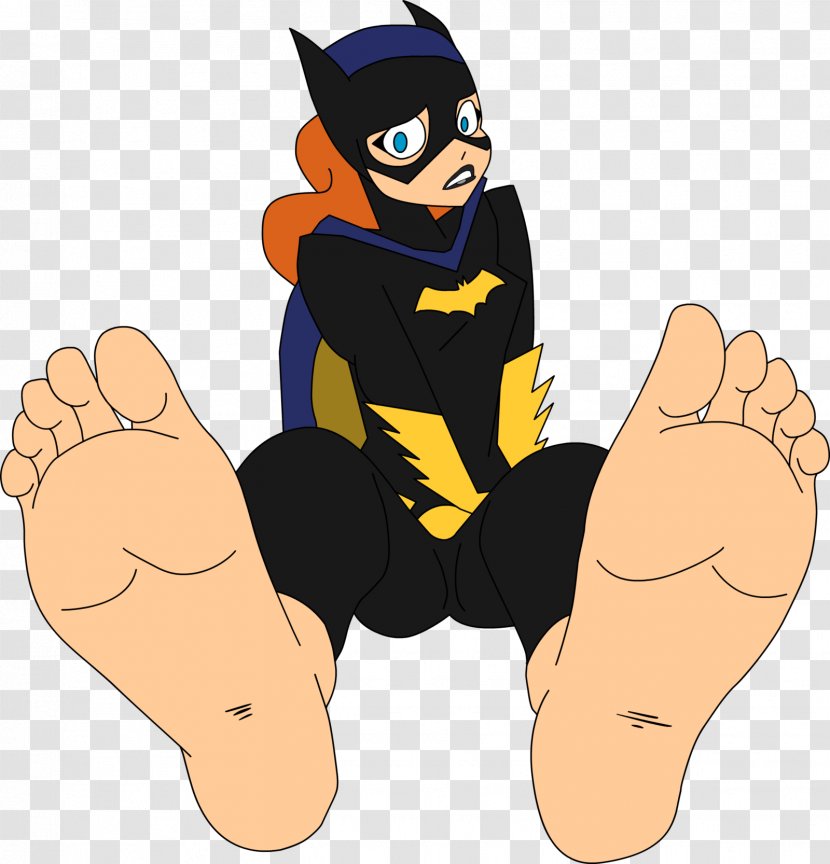 Batgirl Barbara Gordon Catwoman Foot Sole - Flower Transparent PNG