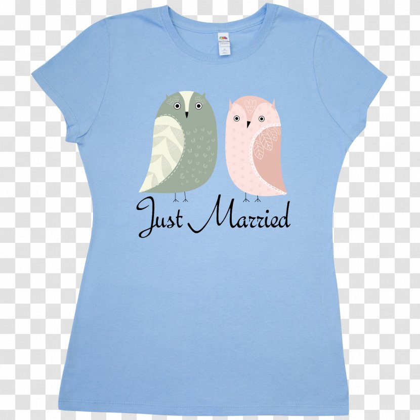 T-shirt Clothing Bird Top Sleeve - Just Married Transparent PNG