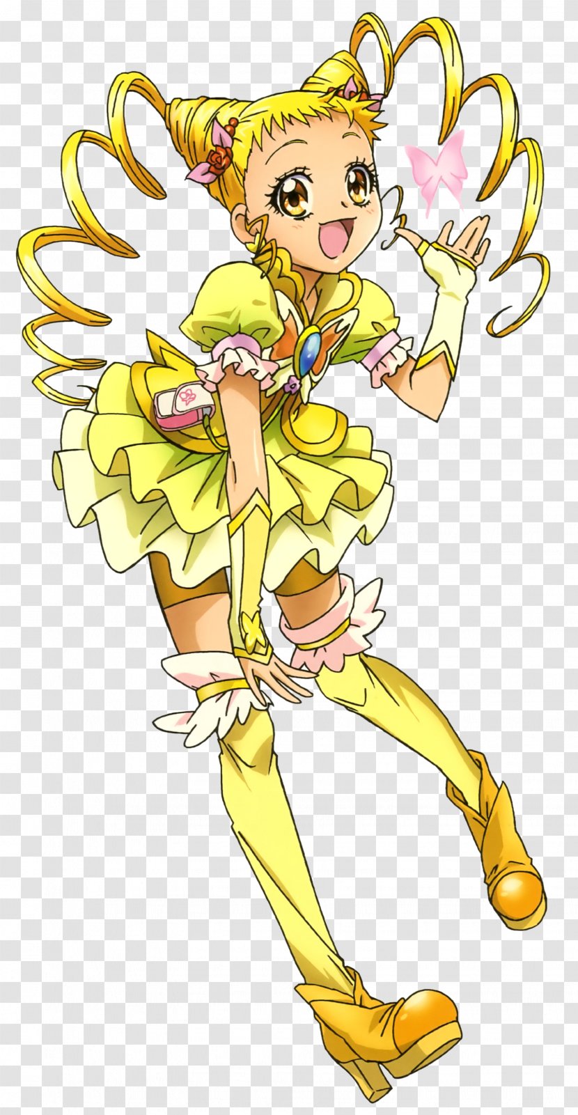 Urara Kasugano Rin Natsuki Komachi Akimoto Lemonade Pretty Cure - Cartoon Transparent PNG