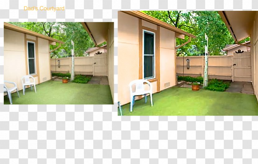 Window Backyard Roof Lawn Property - Courtyard Transparent PNG